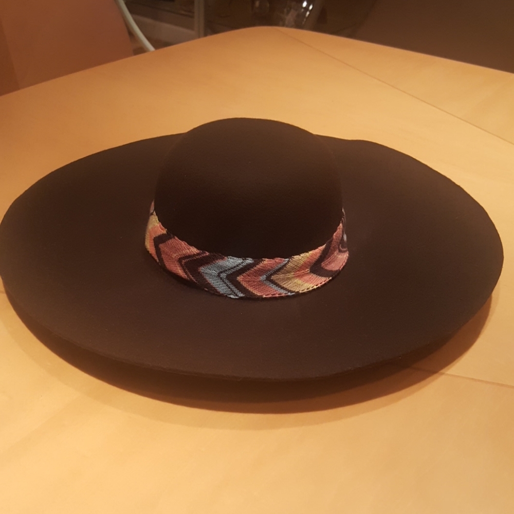 Missoni for Target Brown Felt Hat.   New - Picture 2 of 7